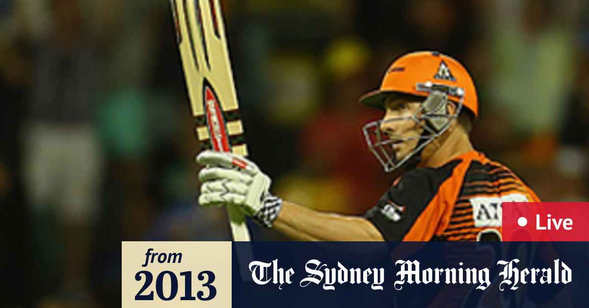 Perth Scorchers v Melbourne Stars live scores and commentary